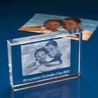 3D LASER ENGRAVING/crystal photo frame/acrylic photo frame/PHOTO FRAME/glass photo frame