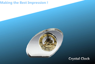 China eye crystal clock/glass eye shapedclock/eye-shaped clock/crystal clock/clock factory