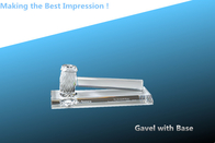 crystal award/crystal gavel with base/crystal paperweight/crystal judge gavel