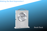 China crystal clock/glass desk clock/desk clock/crystal clock/clock factory
