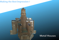 China metal houses/metal premises/metal house model/metal premise model/metal model factory