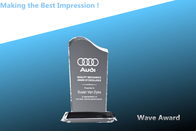 crystal recognition award/wave trophy/crystal wave award/acrylic wave trophy/wave award