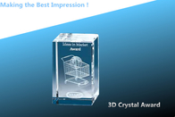 China 3D CRYSTAL AWARD/BLANK 3D CRYSTAL/CRYSTLA BEVELED RECTANGLE/3D CRYSTLA BLOCKS/crystal cube factory