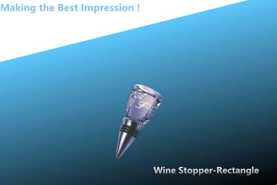China crystal wine stopper/wine stopper/crystal rectangle wine stopper distributor