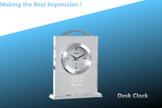 China crystal clock/glass desk clock/desk clock/crystal clock/clock distributor