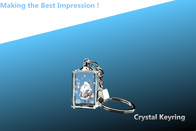 crystal led keyring/CRYSTAL LED KEYCHAIN/crystal rectangle keyring/LED KEY CHAIN