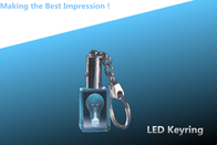 crystal led keyring/CRYSTAL LED KEYCHAIN/crystal rectangle keyring/LED KEY CHAIN