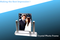 crystal photo frame/acrylic photo frame/PHOTO FRAME/glass photo frame/2D LASER ENGRAVING
