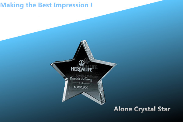 glass star/crystal star/alone star/crystal stars award/crystal lonely star/glass stars